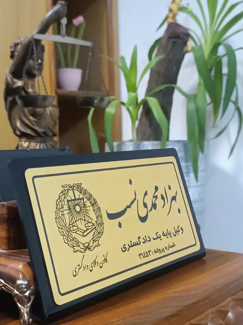 بهزاد محمدی نسب وکیل پایه یک دادگستری