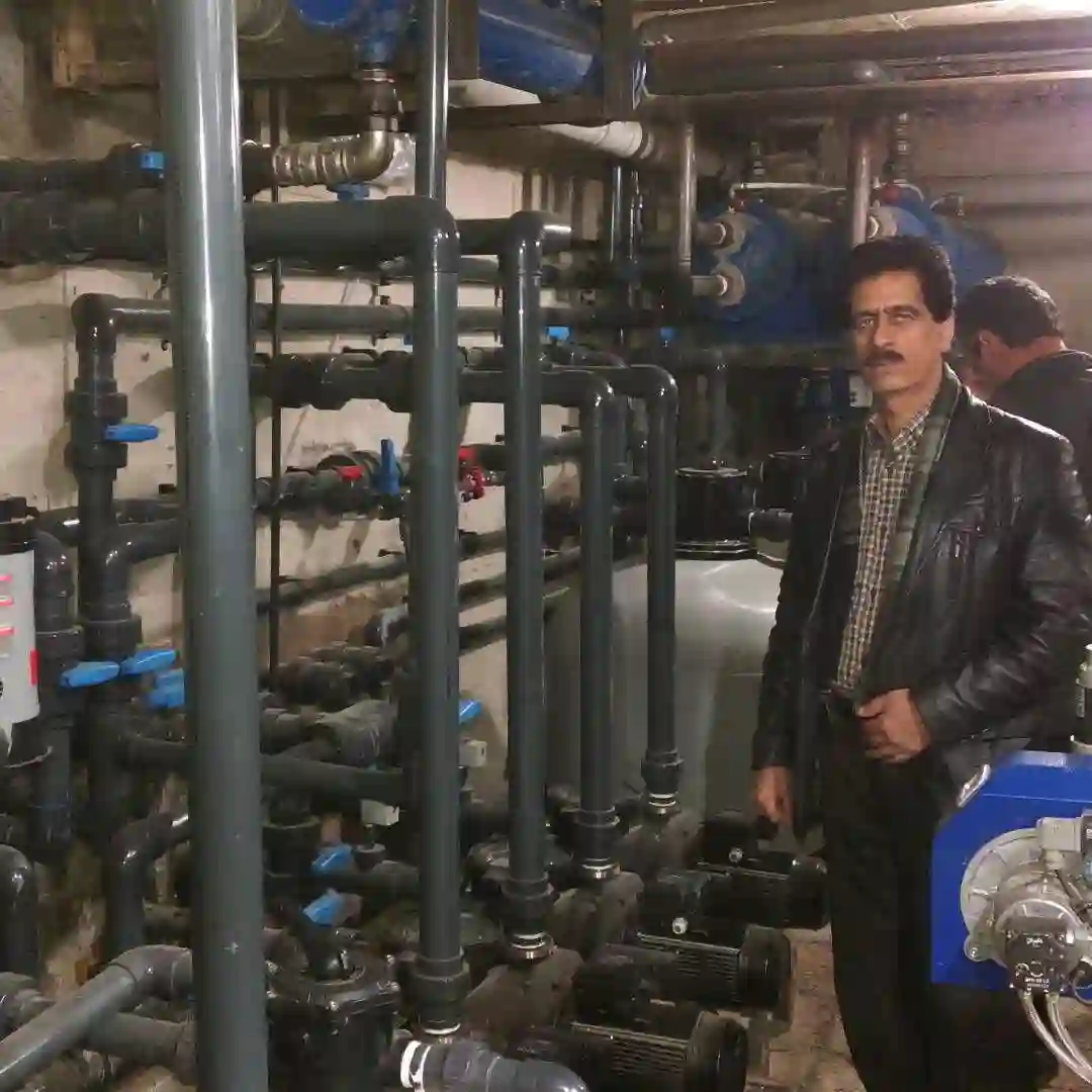 ساخت استخر سونا علی پور